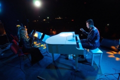 Выступление квартета Блэк Тай с пианистом-виртуозом Евгением Хмарой на пикнике Славы Фроловой
